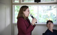 Coordenadora Manuela Callou fez a apresentação da ASI