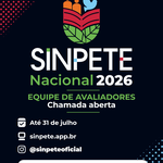 Sinpete Nacional convida especialistas para integrar equipe de avaliadores