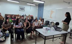 Palestra "Cuidar de quem cuida" na FAU