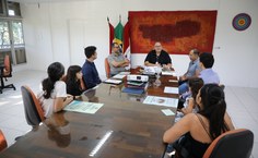 Chefe de gabinete, João Paulo Fonseca, conduziu o momento de acolhimento