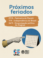Confira aqui os próximos feriados municipal, estadual e nacional