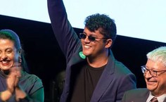 Fillipi Nascimento na premiação (Foto: Gazeta de AL)
