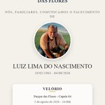 Ufal lamenta falecimento do servidor Luiz Lima do Nascimento