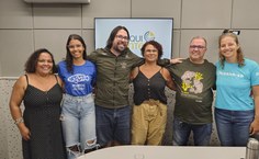 Equipe da UE Penedo divulgam iniciativas em programa de rádio