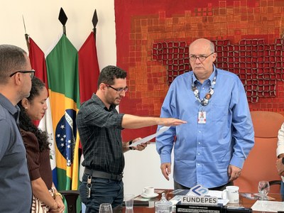 Posse de Edson Lima como docente da Fale