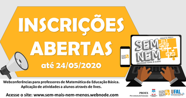 Instituto de Matemática oferece cursos virtuais para estudantes e professores