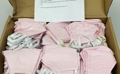 Máscaras entregues ao Hospital da Mulher