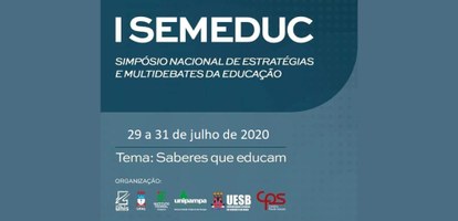 Simpósio nacional sobre estratégias para educação está com inscrições abertas