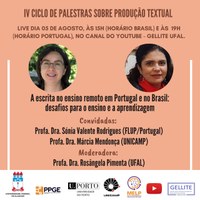 Centro de Educação debate Produção Textual em evento on-line