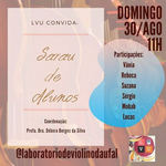 Domingo é dia de sarau de alunos do Laboratório de Violino da Ufal