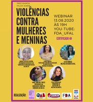 Faculdade de Direito realiza webinário sobre violência contra mulheres e meninas