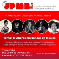 JPMB Lives reúne time de mulheres de bandas de música