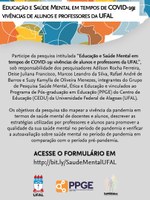 Pesquisa do Cedu vai avaliar saúde mental de alunos e docentes da Ufal