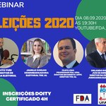 Webinário gratuito debate como serão as eleições este ano em meio à pandemia