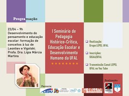 Educação Escolar no 1º Seminário de Pedagogia e Desenvolvimento Humano