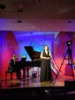 A soprano Ludmilla Bauerfeldt e o pianista André dos Santos