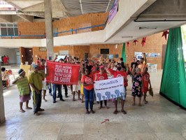 Moradores da Ocupação Tereza de Benguela visitam o Campus A. C. Simões