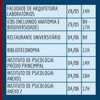 Cronograma de dedetização