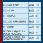 Cronograma de dedetização