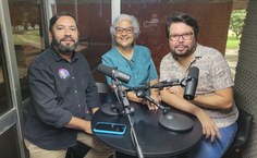 Marcelo Nascimento, a jornalista Lenilda Luna e o professor Elias Veras