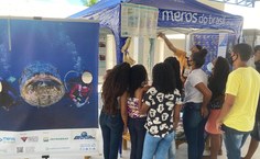 Atividade realizada pela equipe da Ufal dentro das ações do projeto Meros do Brasil