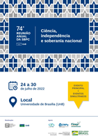 Com inscrições gratuitas, 74ª Reunião Anual da SBPC começa no domingo