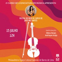 Projeto de extensão e curso de Música da Ufal promovem recitais de violino