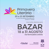 Primavera literária amplia a programação de lançamentos e feirão de livros