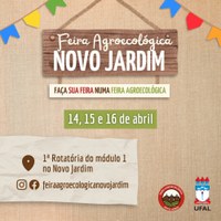 Fim de semana terá Feira Agroecológica no Novo Jardim