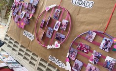 Familiares e cuidadores acompanharam as produções das crianças