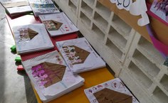 Familiares e cuidadores acompanharam as produções das crianças