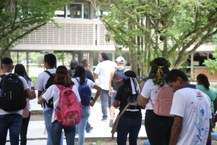 Visita do estudantes aos campi da Ufal