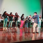 Mais de 200 crianças participaram das oficinas de música em Portugal
