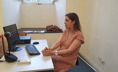 Professora Ana Maria Liberal, pesquisadora do Caravelas