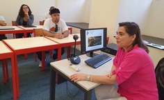 Professora Cristina Cota, pesquisadora do Caravelas