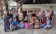 Chefe de Gabinete, Ubirajara Oliveira, também pestiguou a festa junina do Colégio de Aplicação Telma Vitória, representando o reitor Josaldo Tonholo