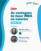 Fundação Estudar promove evento virtual sobre MBA no Exterior