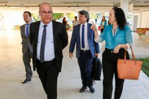 Presidente Fernando Tourinho visitou as instalações da Faculdade de Direito da Ufal