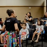 Crianças do Colégio de Aplicação da Ufal visitam Bienal e se encantam