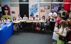 Crianças lançam quarta edição do projeto Misturolândia na Bienal