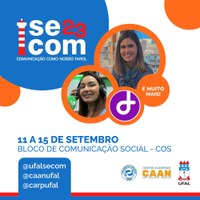 Semana de Comunicação começa nesta segunda (11), participe