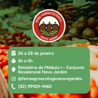 Feira Agroecológica retorna à parte alta de Maceió com vasta programação