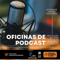 Inscrições abertas para oficina virtual de produção de podcasts