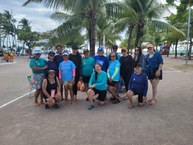 Grupo participou de atividade da orla de Maceió