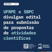 Reunião Anual da SBPC abre prazo para submissão de propostas