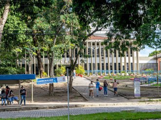 Biblioteca Central no Campus A. C. Simões, em Maceió