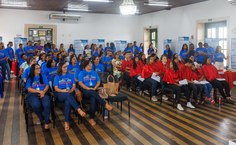 Mostra Científico-Cultural foi realizada na Casa de Aposentadoria (Foto:Bruno Vieira)