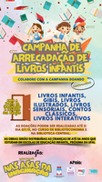 Campanha de arrecadação de livros infantis recebe doações até esta quinta (7)