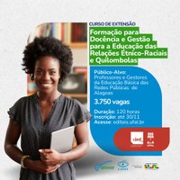 Ufal abre inscrições para curso gratuito sobre Educação Étnico-Racial