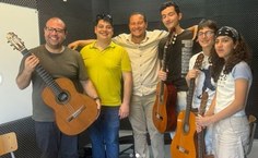 Wilbert Fialho ministrou oficina de violão no Conservatório de Música da Jobra - Polo Vouzela